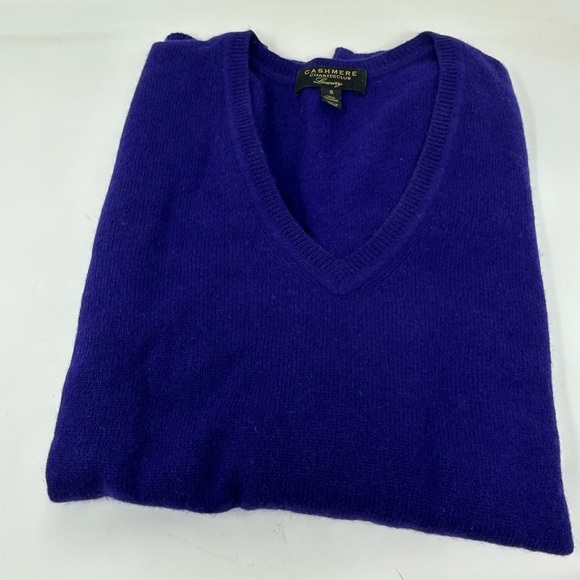 Charter Club Womans Pullover Sweater 100% Cashmere Size S purple great‎ - Picture 9 of 12